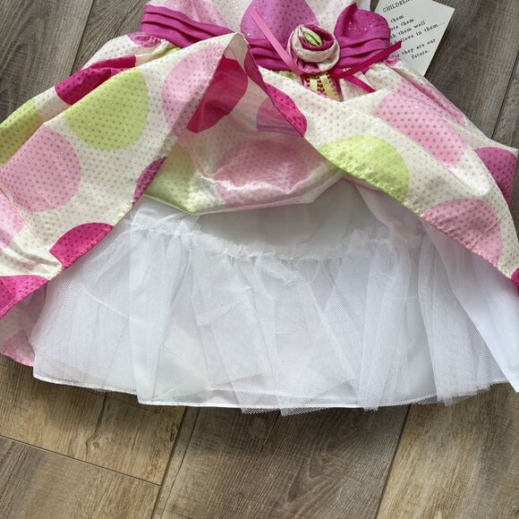 Blueberi Boulevard Girls Dress Size 3T Pink Wedding Sparkle Spring Easter NWT - Picture 10 of 13